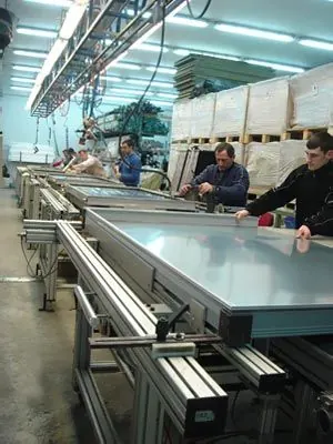 Collector assembly line